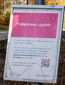 Nedlagd busshållplats