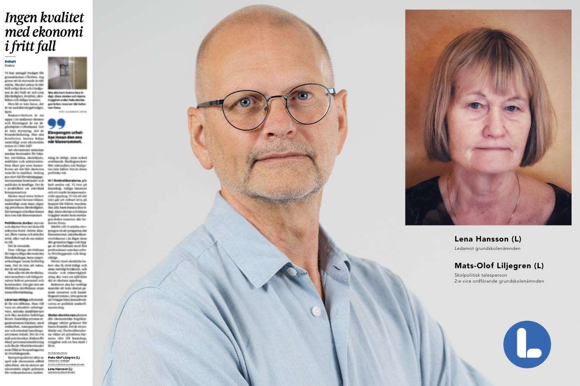 Mats-Olof Liljegren och Lena Hansson