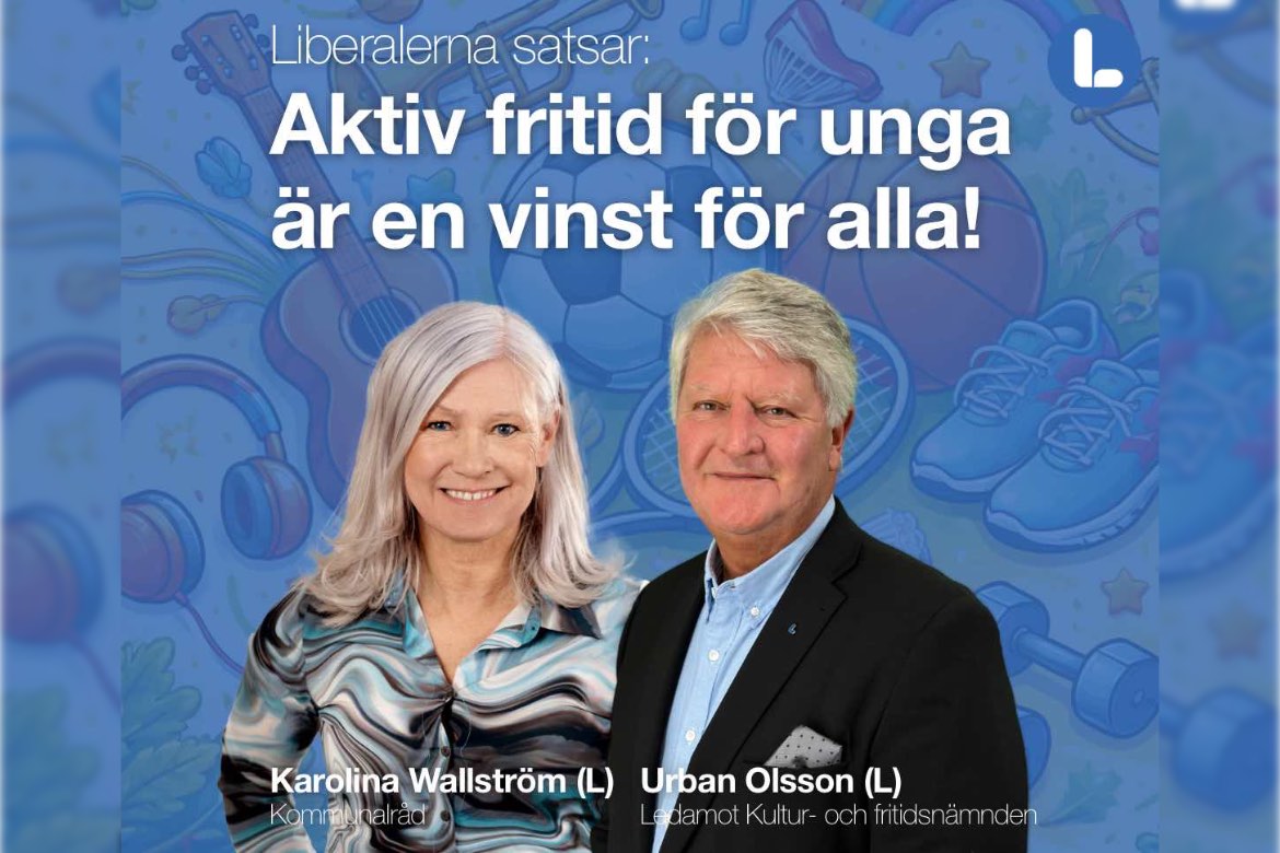 Kommunalråd Karolina Wallström och Urban Olsson