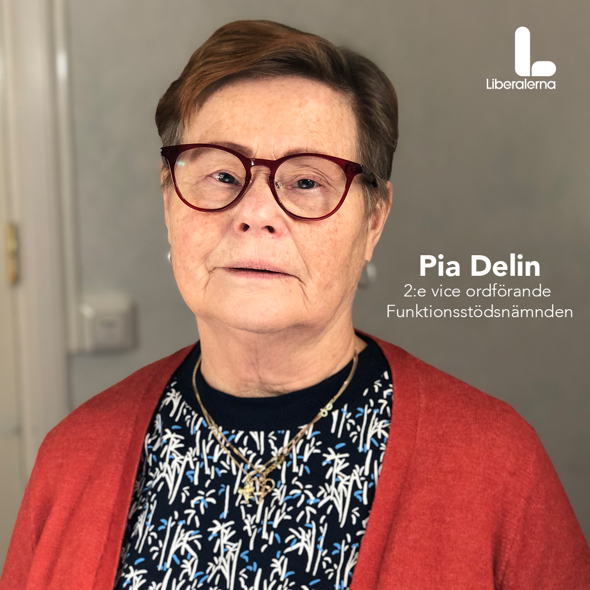 Pia Delin Liberalerna Örebro  2:e vice ordförande Funktionsstödsnämnden