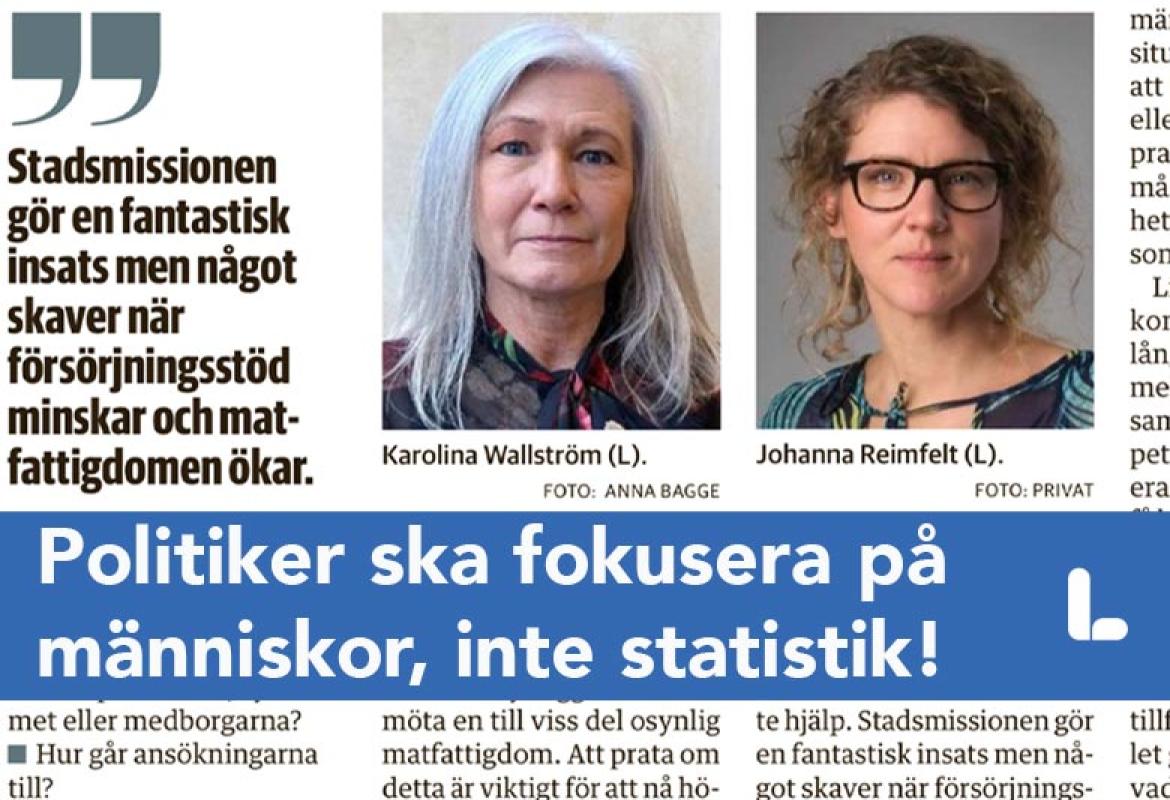 Karolina Wallström och Johanna Reimfelt