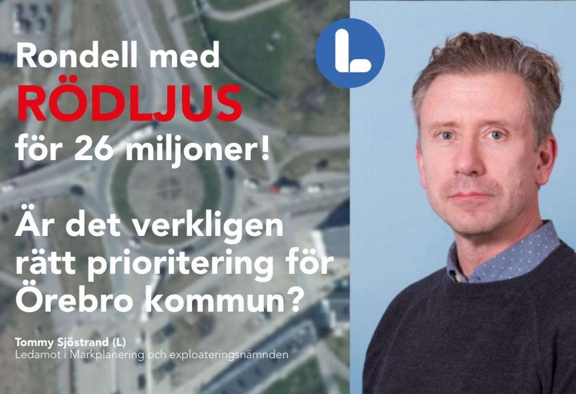 Tommy Sjöstrand (L) Ledamot i Markplanering och exploateringsnämnden