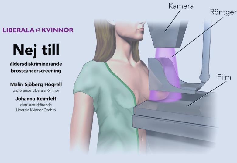 Nej till åldersdiskriminerande bröstcancerscreening