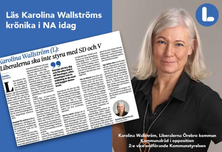 Kommunalråd Karolina Wallström (L)
