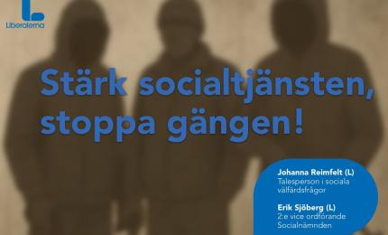 Stärk socialtjänsten, stoppa gängen