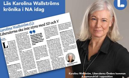 Kommunalråd Karolina Wallström (L)
