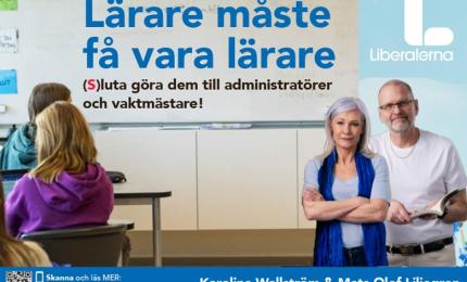 Lärare måste få vara lärare