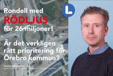 Tommy Sjöstrand (L) Ledamot i Markplanering och exploateringsnämnden