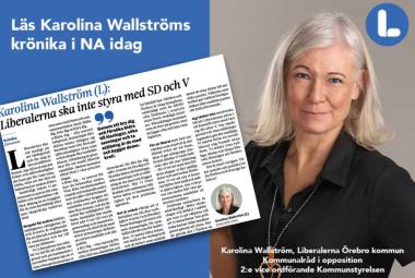 Kommunalråd Karolina Wallström (L)